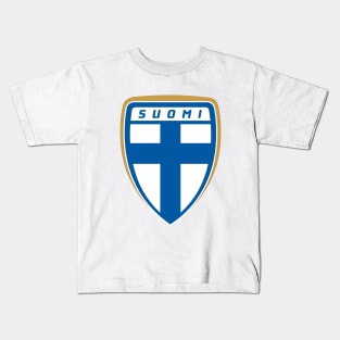 Finland National Football Team Kids T-Shirt